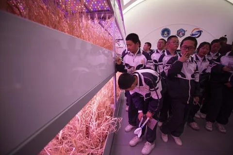 China C-Space Project Mars Simulation Base opens, Jinchang - 17 Apr 2019 Stock Photos