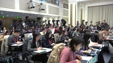 China: China's GDP grows 5 pct in 2025, hitting annual target Stock Footage 327202273