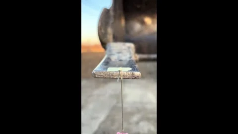 China: Chinese heavy machine completes delicate needle threading task Stock Footage 327193948
