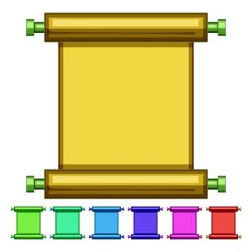China chinese scroll cartoon vector graphic Stock Illustration