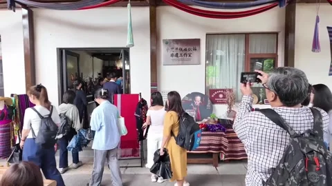 China: Coffee Professionals Explore Pu'er Industry in Yunnan Stock Footage 343941045