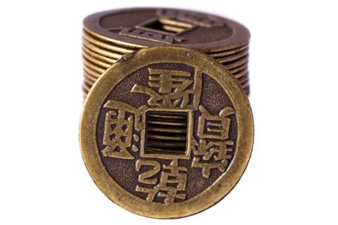 China coins 스톡 사진