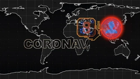 China. Coronavirus outbreak. Dangerous flu strain cases Video stock 123714989