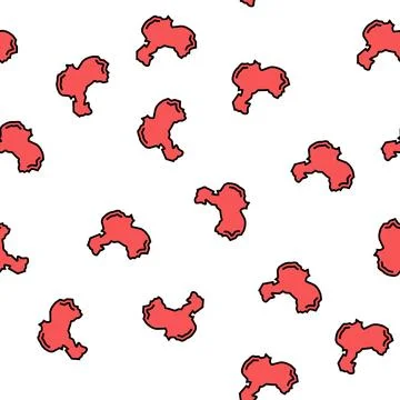 China country vector seamless pattern イラスト素材