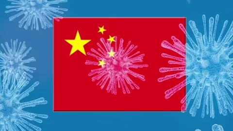 China covid zero, lockdown protests. Coronavirus danger and civil protest Stock Footage 225325002