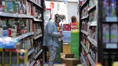 China CPI eases to 1 % with first industrial price rise since 2022, CHINA, CN -  Stock Footage 332478919