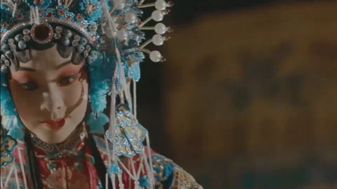 China Culture,Peking Opera Stock Footage