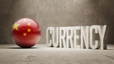 China. Currency  Concept Stock Illustration