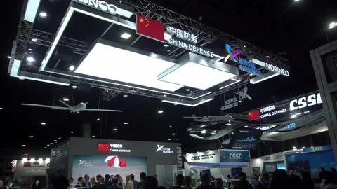 China defence CATIC showcased Stock-Footage 258402008