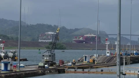 China does not have control of the canal, Panama says in anticipation of Rubio's Stock Footage 300205732