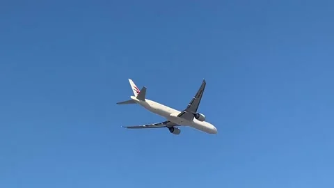 China Eastern Airlines Boeing 777 Takes Off Stock Footage 149497803