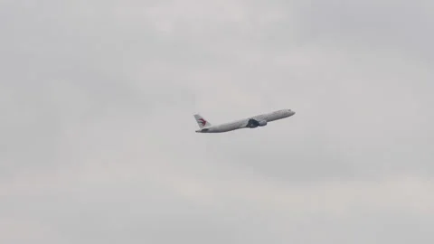 China Eastern Airlines take off Stock Footage 312091917