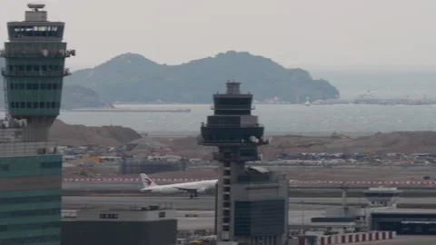 China Eastern Airlines take off Stock Footage 313503778