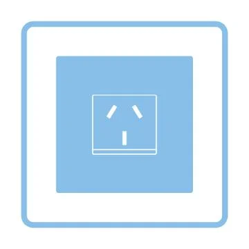 China electrical socket icon Stock Illustration