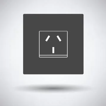 China electrical socket icon Stock Illustration