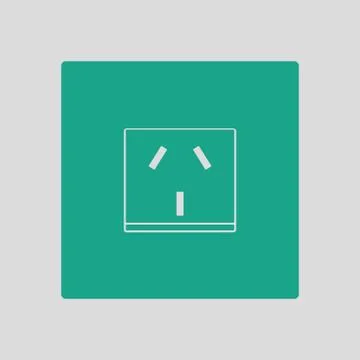 China electrical socket icon Stock Illustration