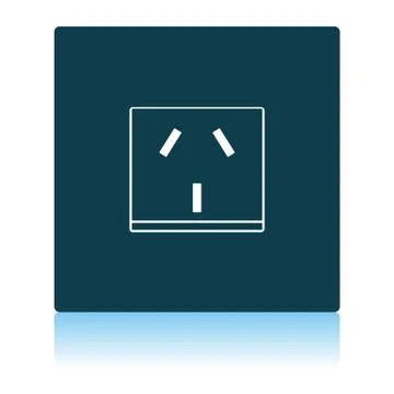China Electrical Socket Icon Stock Illustration