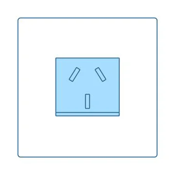 China Electrical Socket Icon Stock Illustration