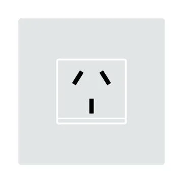 China Electrical Socket Icon Stock Illustration