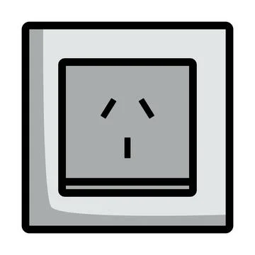 China Electrical Socket Icon Stock Illustration