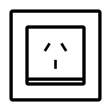 China Electrical Socket Icon Stock Illustration