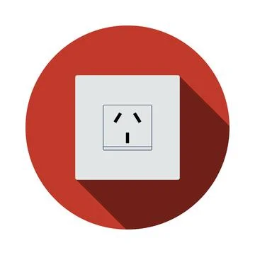 China Electrical Socket Icon Stock Illustration
