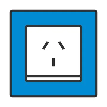 China Electrical Socket Icon Stock Illustration