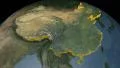 China extruded. Blue Marble. 4k or 4k+ Resolution