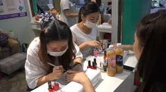 Chinese nail store salon