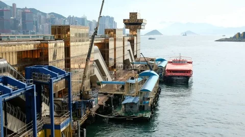China ferry terminal Stock Footage 78029455
