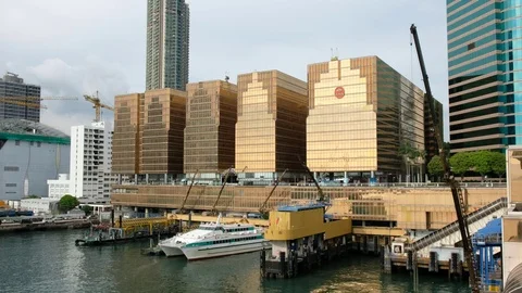 China ferry terminal Stock Footage 78047056