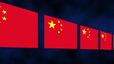 China Flag Animated Background 3d, Motio... | Stock Video | Pond5