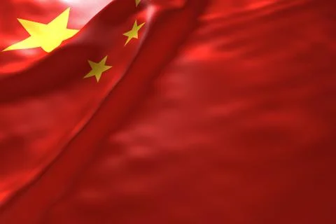 China flag background Stock Illustration