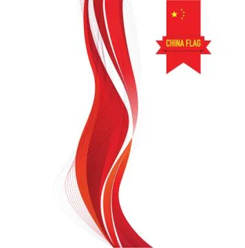 China flag background Stock-Illustration