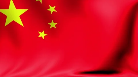China Flag. Background Seamless Looping Animation. 4K High Definition Video Stock Footage 71898701