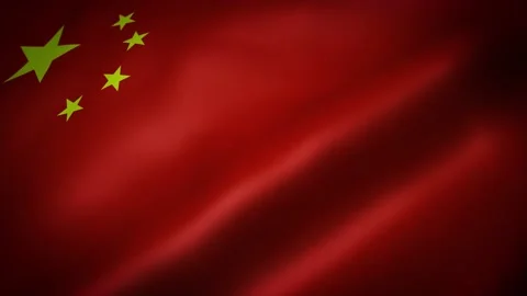 China Flag Background Waving Seamless Looping Stock-Footage 146589672