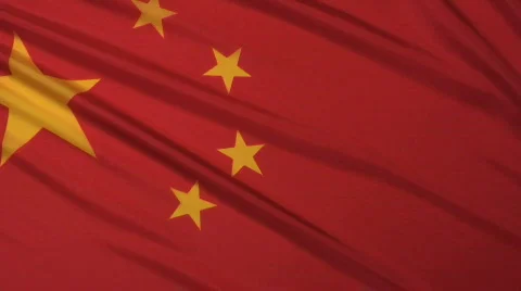 China Flag 動画素材 361299