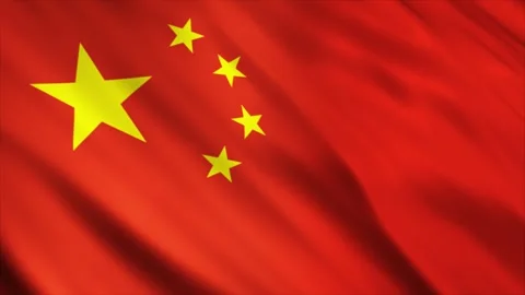 China Flag Stock Footage 249031696