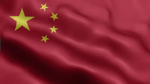 China flag Front Stock Footage 318663816