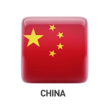 China Flag Icon Stock Illustration