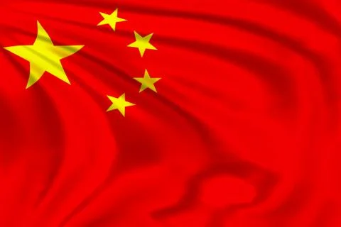 China Flag Stock-Illustration