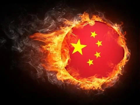 China Flag Stock-Illustration