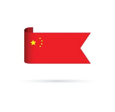 China flag Stock-Illustration