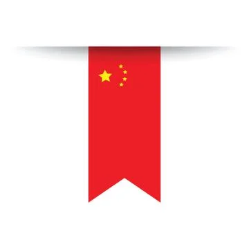 China flag Stock-Illustration