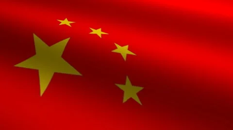 China flag loop Flags flags nation country Nations united Stock Footage 5193551
