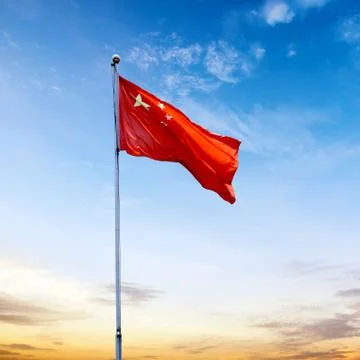 China flag Stock Photos