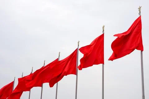 China flag Stock Photos