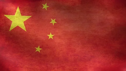 China Flag Seamless Looping Background Stock Footage 339288110