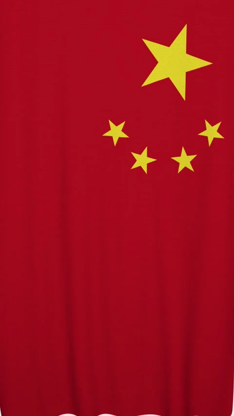 China flag transition animation Stock-Footage 331842166