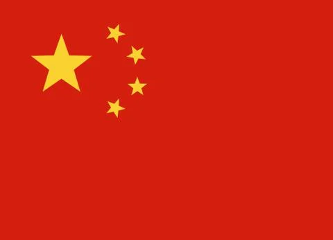 China flag vector イラスト素材